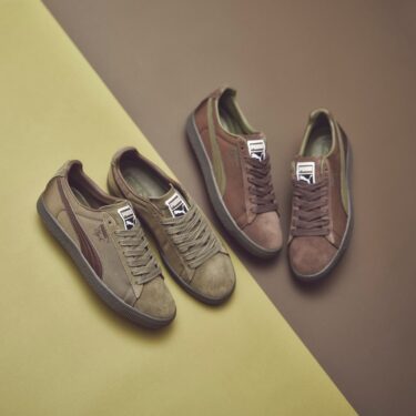 【2024年 2/21 発売】BILLY’S 限定！PUMA CLYDE SOPH “CHOCOLATE/PUMA OLIVE” (ビリーズ プーマ クライド) [396490-01/396490-02]