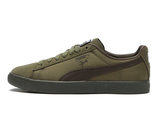 【2024年 2/21 発売】BILLY’S 限定！PUMA CLYDE SOPH “CHOCOLATE/PUMA OLIVE” (ビリーズ プーマ クライド) [396490-01/396490-02]