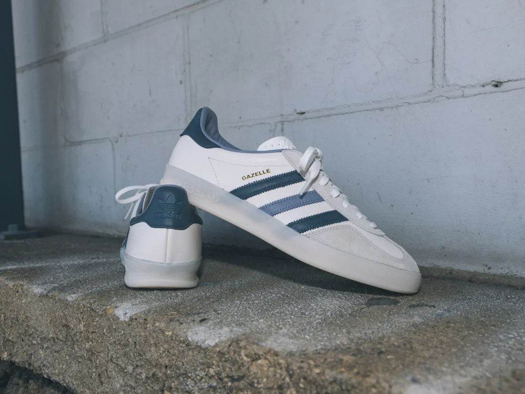 【2024年 3/28 発売】アディダス オリジナルス ガゼル インドア “ホワイト/プリラブド” (adidas Originals GAZELLE INDOOR “CWHITE/PRELOV/OWHITE”) [IG1643]