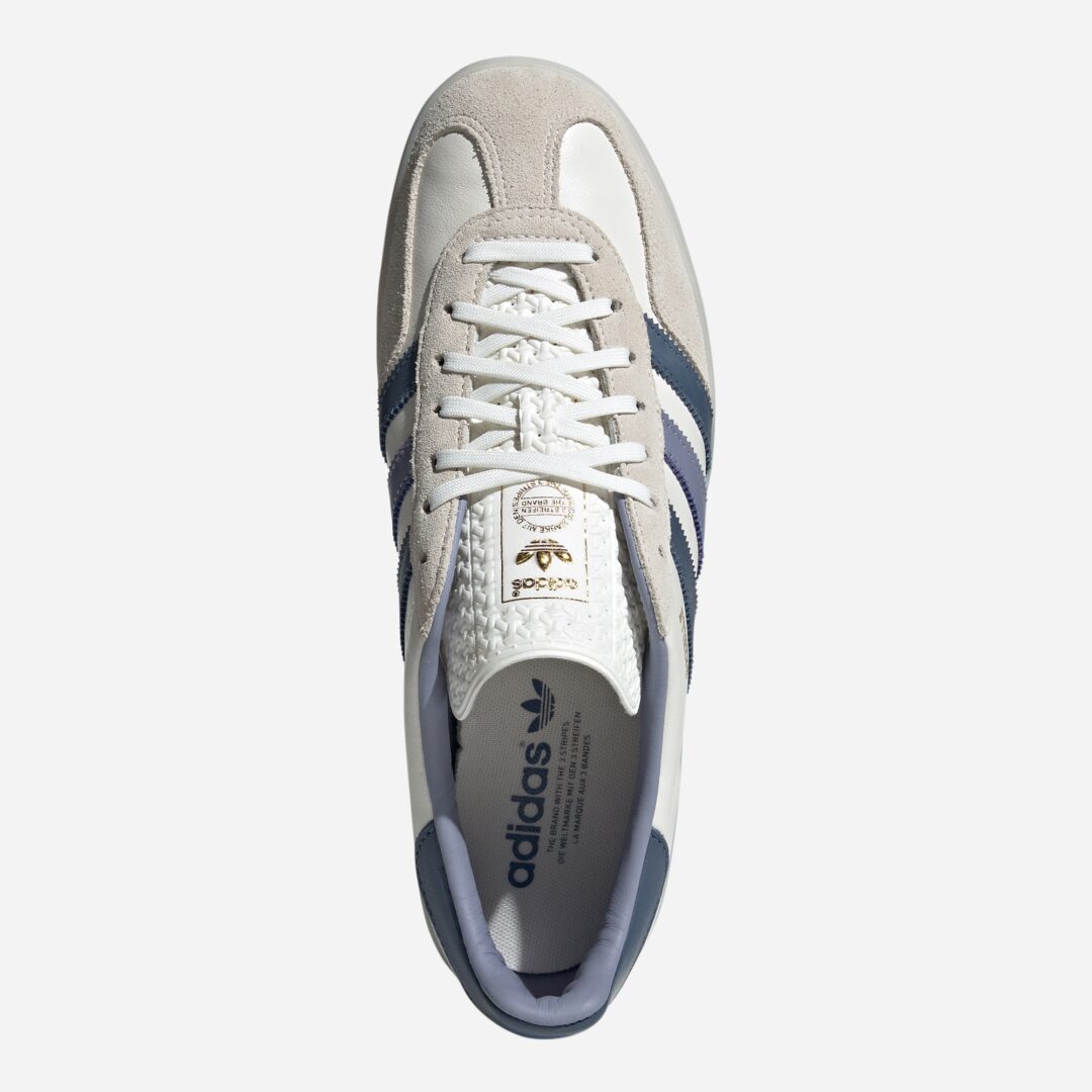 【2024年 3/28 発売】アディダス オリジナルス ガゼル インドア “ホワイト/プリラブド” (adidas Originals GAZELLE INDOOR “CWHITE/PRELOV/OWHITE”) [IG1643]