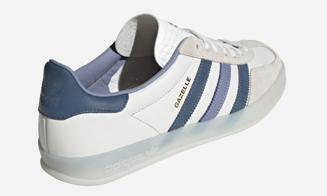 【2024年 3/28 発売】アディダス オリジナルス ガゼル インドア “ホワイト/プリラブド” (adidas Originals GAZELLE INDOOR “CWHITE/PRELOV/OWHITE”) [IG1643]