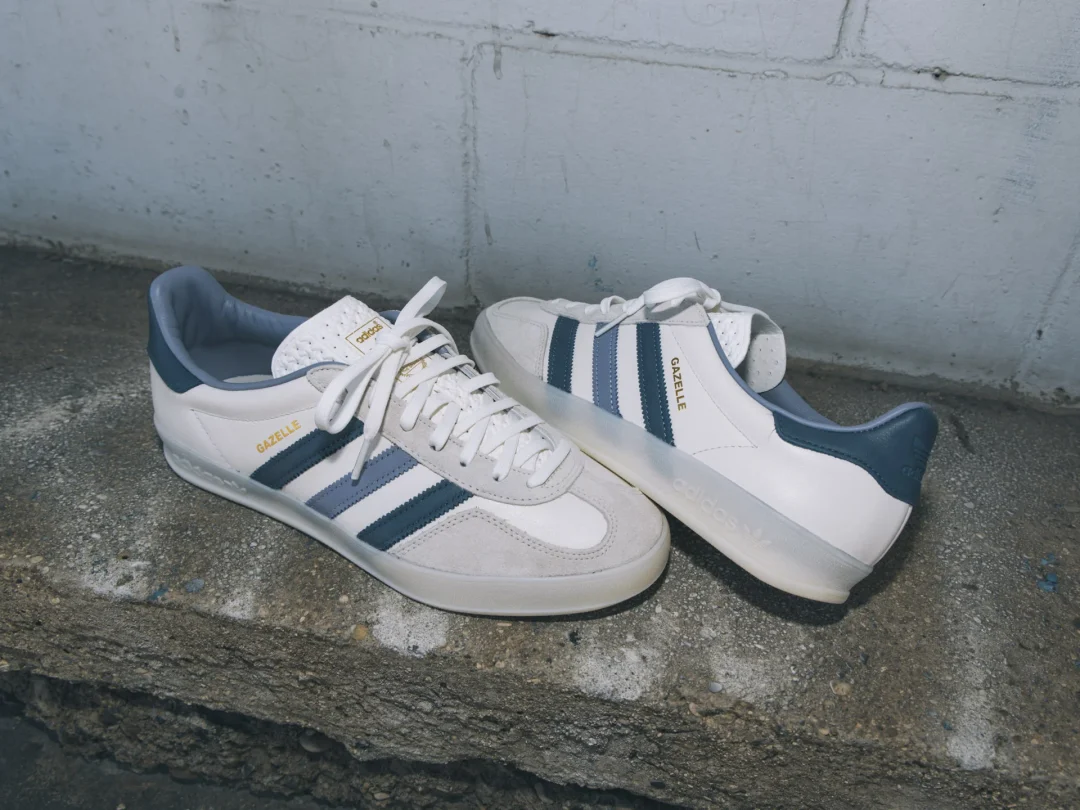 【2024年 3/28 発売】アディダス オリジナルス ガゼル インドア “ホワイト/プリラブド” (adidas Originals GAZELLE INDOOR “CWHITE/PRELOV/OWHITE”) [IG1643]