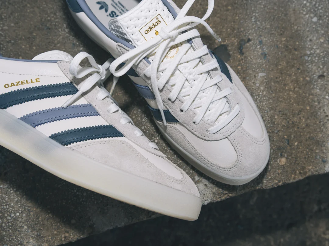 【2024年 3/28 発売】アディダス オリジナルス ガゼル インドア “ホワイト/プリラブド” (adidas Originals GAZELLE INDOOR “CWHITE/PRELOV/OWHITE”) [IG1643]