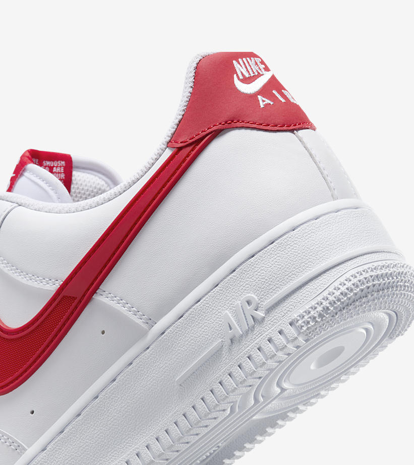 2024年 発売予定！ナイキ エア フォース 1 ロー “シリコンスウッシュ/ホワイト/レッド” (NIKE AIR FORCE 1 LOW “Silicon Swooshe/White/Red”) [HF4291-100]