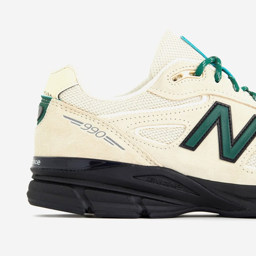 【2024年 3/28 発売】New Balance U990v4 GB4 “Macadamia Nut/Black” Made in USA (ニューバランス メイドインUSA) [U990GB4]