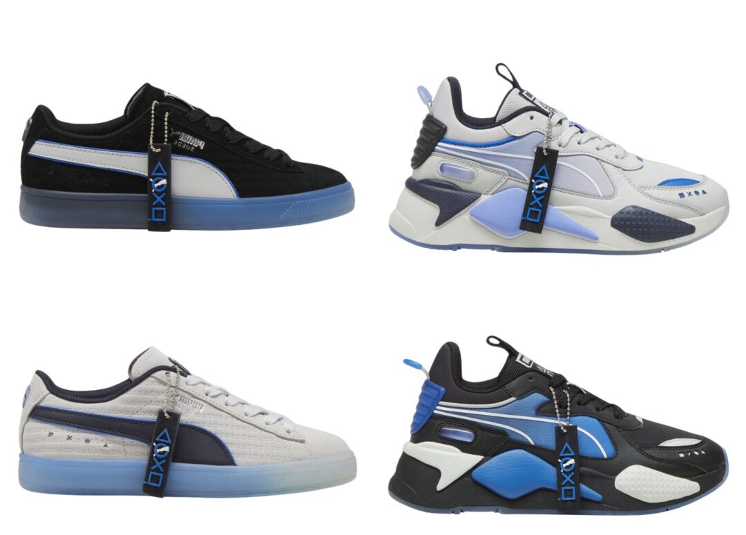 【国内 2024年 4/18 発売】PlayStation × PUMA SUEDE & RS-X (プレイステーション プーマ スエード) [396246-01/396246-02/396311-01/396311-02]