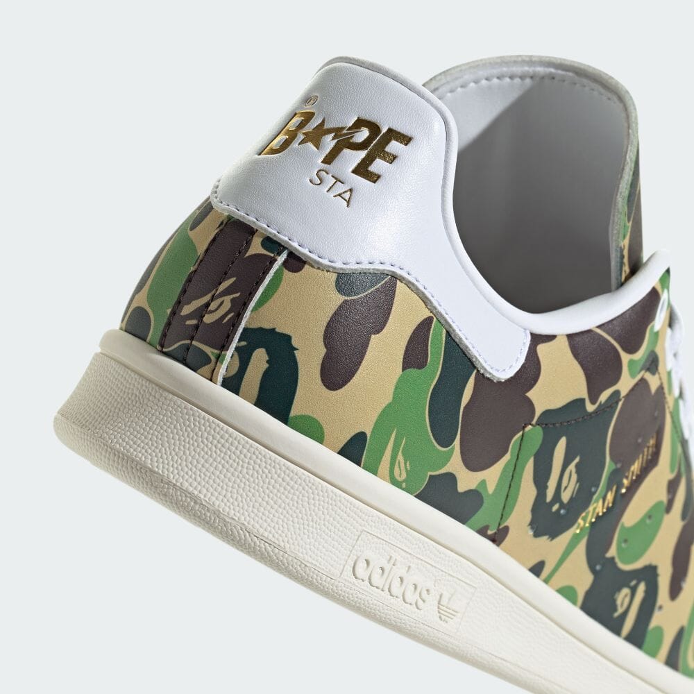 【2024年 2/10 発売】A BATHING APE × adidas Originals STAN SMITH “ABC CAMO” (ア ベイシング エイプ アディダス オリジナルス スタンスミス “ABC カモ”) [IG8949]