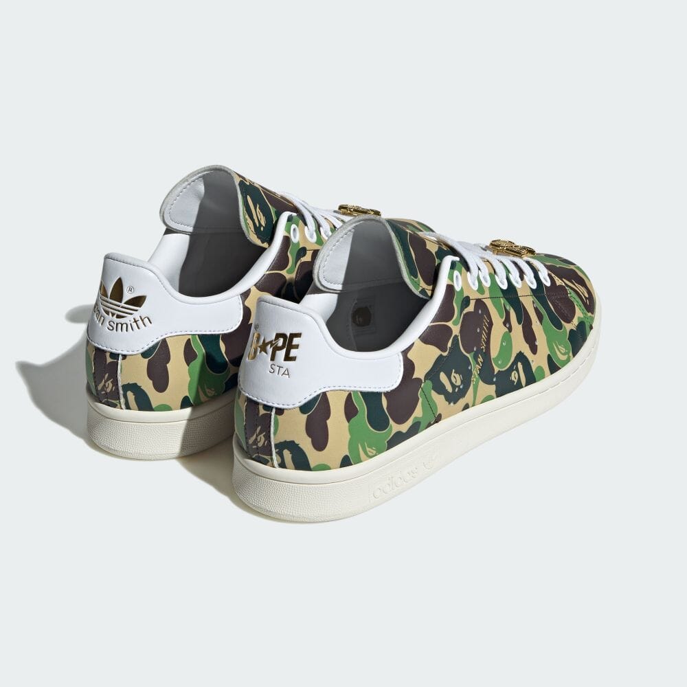 【2024年 2/10 発売】A BATHING APE × adidas Originals STAN SMITH “ABC CAMO” (ア ベイシング エイプ アディダス オリジナルス スタンスミス “ABC カモ”) [IG8949]