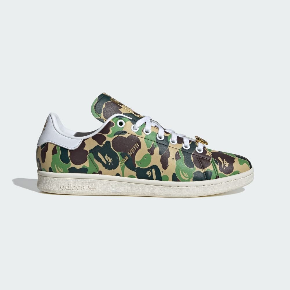 【2024年 2/10 発売】A BATHING APE × adidas Originals STAN SMITH “ABC CAMO” (ア ベイシング エイプ アディダス オリジナルス スタンスミス “ABC カモ”) [IG8949]