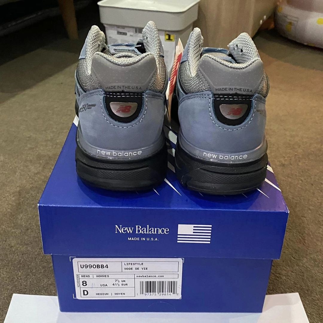 【2024年 3/28 発売】New Balance U990v4 BB4 “Arctic Grey/Black” Made in USA (ニューバランス メイドインUSA) [U990BB4]