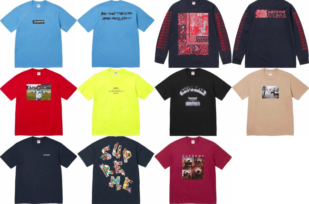 【シュプリーム/SUPREME】Tシャツ/TEE まとめ 2024 SPRING/SUMMER コレクション (2024年 春夏)