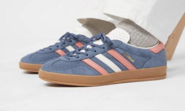 【2024年 3/28 発売】adidas Originals GAZELLE INDOOR “Blue Blink/Wonder Clay” (アディダス オリジナルス ガゼル インドア “ブルー/クレイ”) [IG1640]