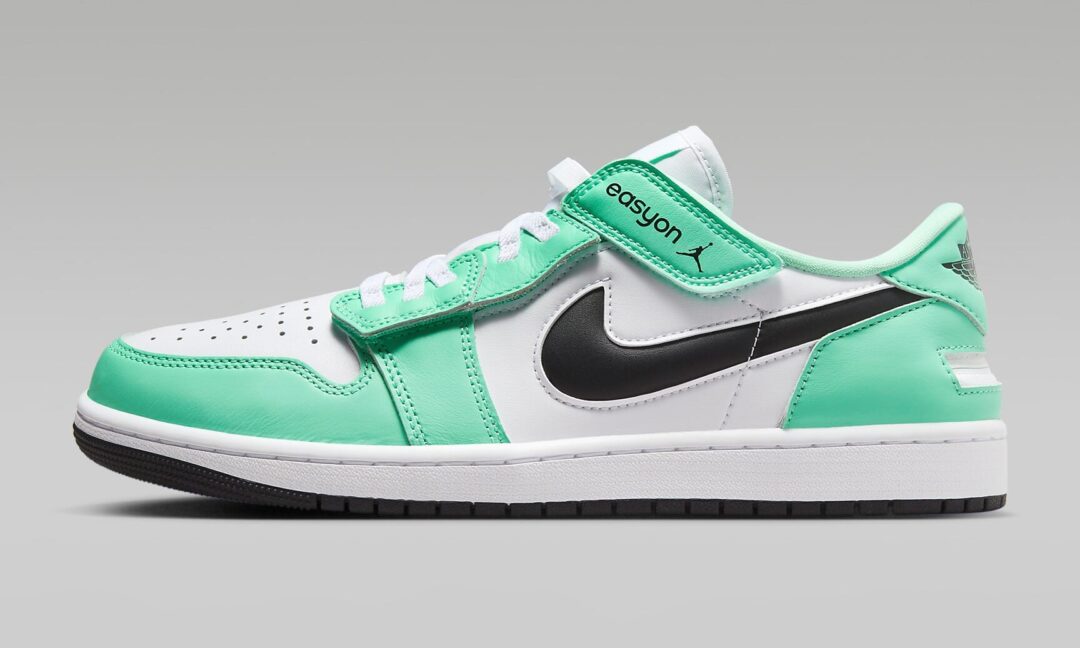 【海外発売】ナイキ エア ジョーダン 1 ロー フライイーズ “ホワイト/グローグリーン” (NIKE AIR JORDAN 1 LOW FLYEASE “White/Green Glow”) [DM1206-131]