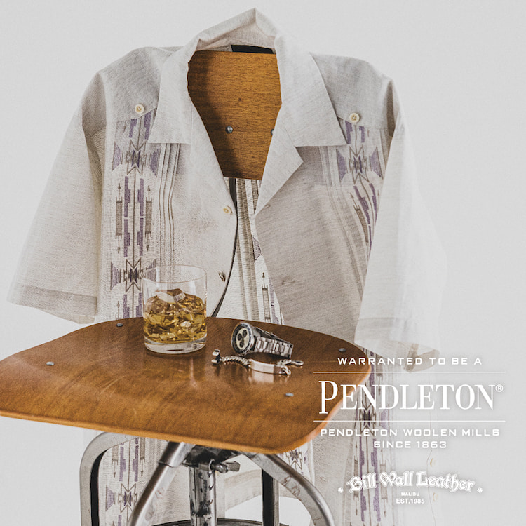 PENDLETON × Bill Wall Leather コラボ第5弾キューバシャツが2024年 3/29 発売 (ペンドルトン)