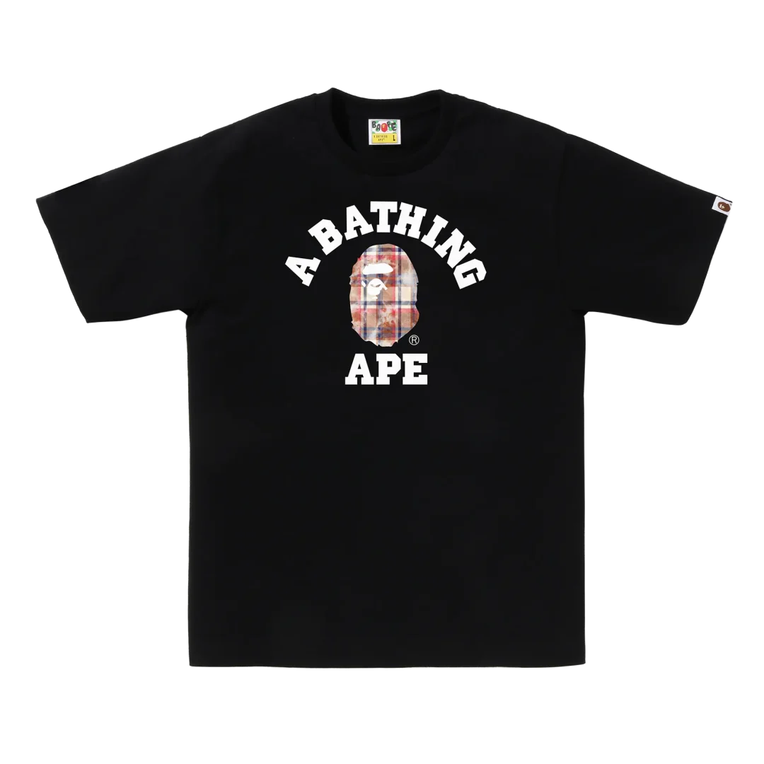 A BATHING APE の定番デザインにブリーチ加工でアクセントを施した”BLEACHED BAPE CHECK”が、2024年 3/2 発売 (ア ベイシング エイプ)