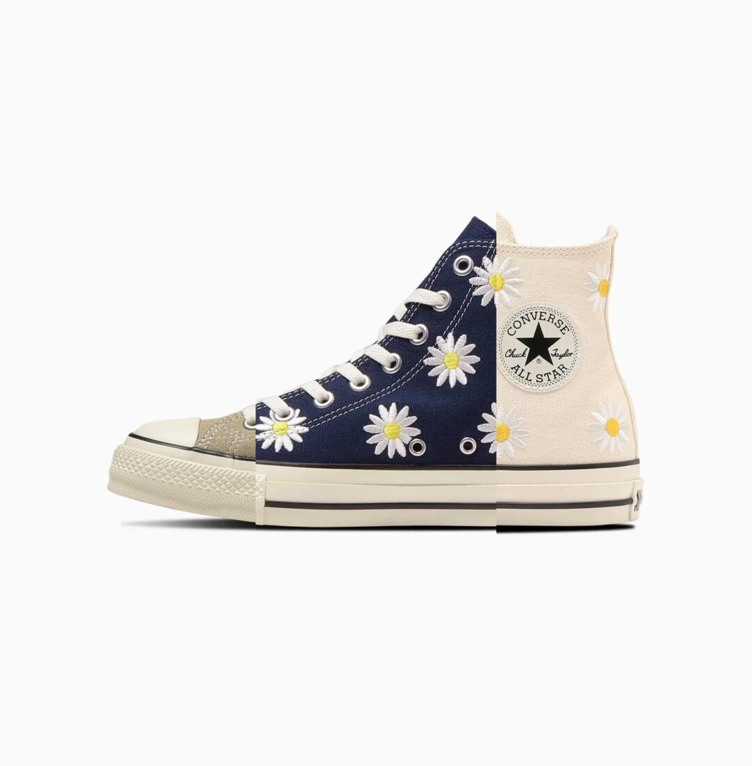 【2024年 3/8 発売】デイジーの刺繍を施した CONVERSE ALL STAR (R) DAISYFLOWER HI (コンバース オールスター デイジーフラワー)