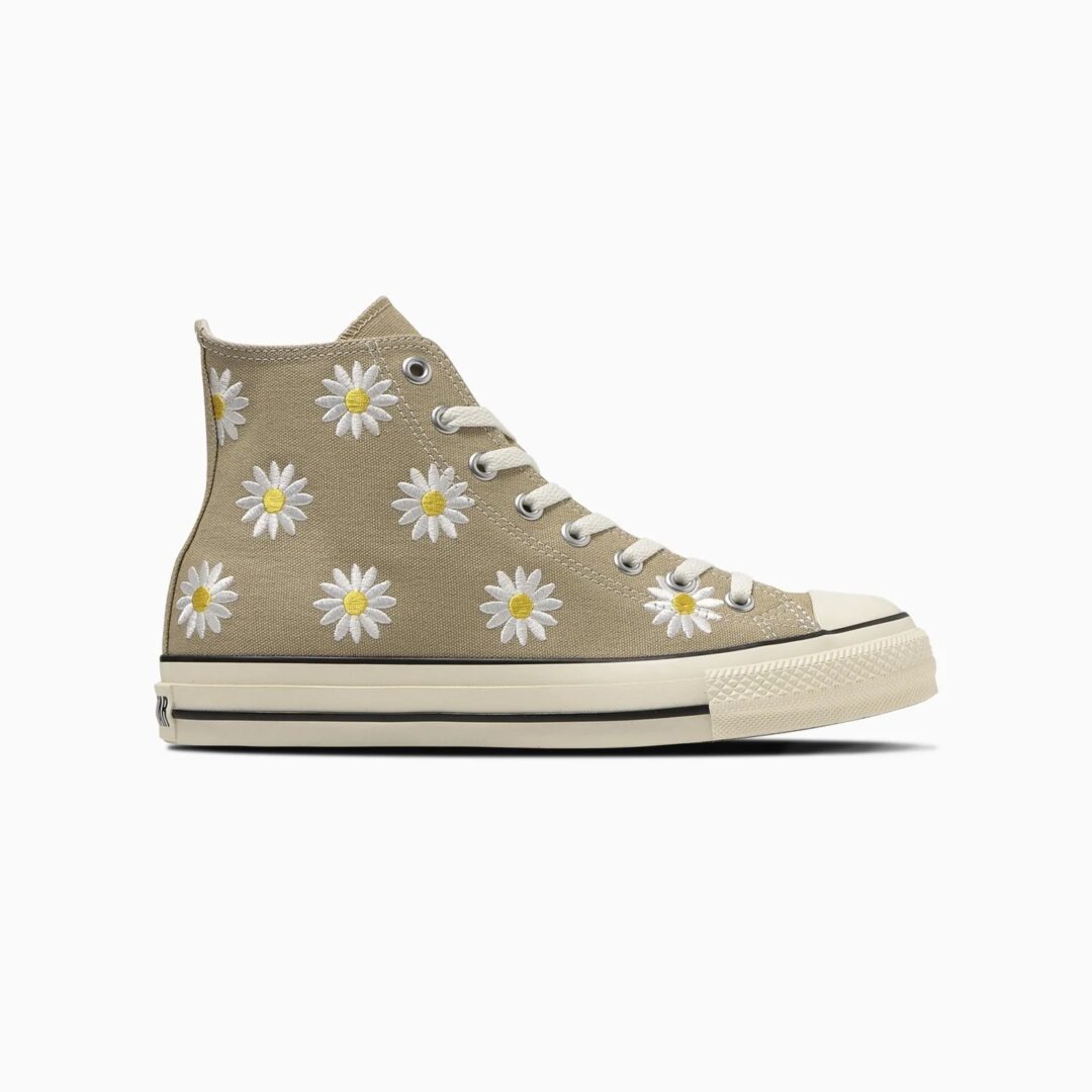 【2024年 3/8 発売】デイジーの刺繍を施した CONVERSE ALL STAR (R) DAISYFLOWER HI (コンバース オールスター デイジーフラワー)