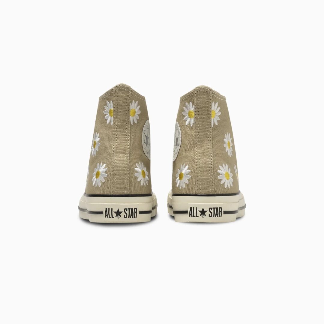 【2024年 3/8 発売】デイジーの刺繍を施した CONVERSE ALL STAR (R) DAISYFLOWER HI (コンバース オールスター デイジーフラワー)