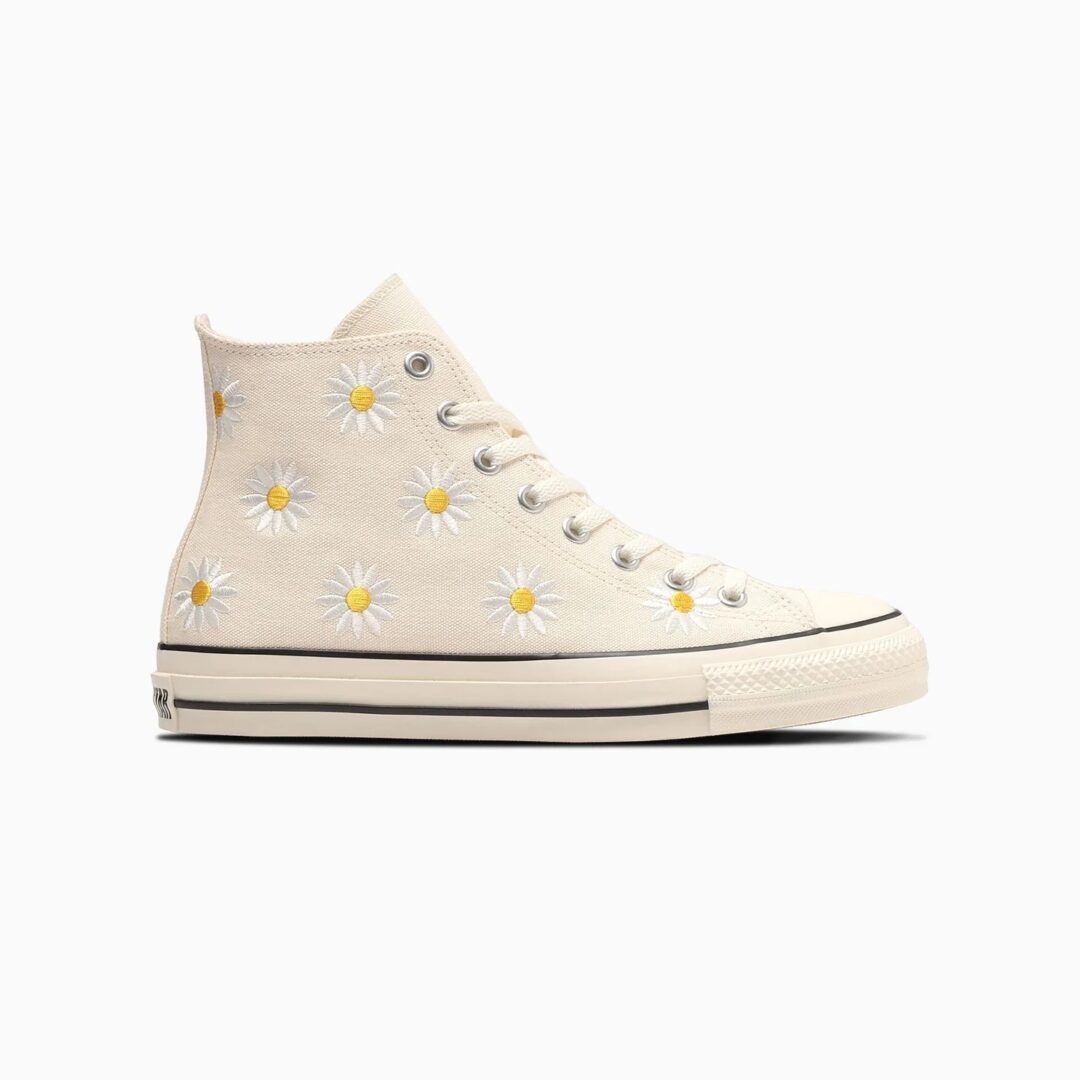 【2024年 3/8 発売】デイジーの刺繍を施した CONVERSE ALL STAR (R) DAISYFLOWER HI (コンバース オールスター デイジーフラワー)