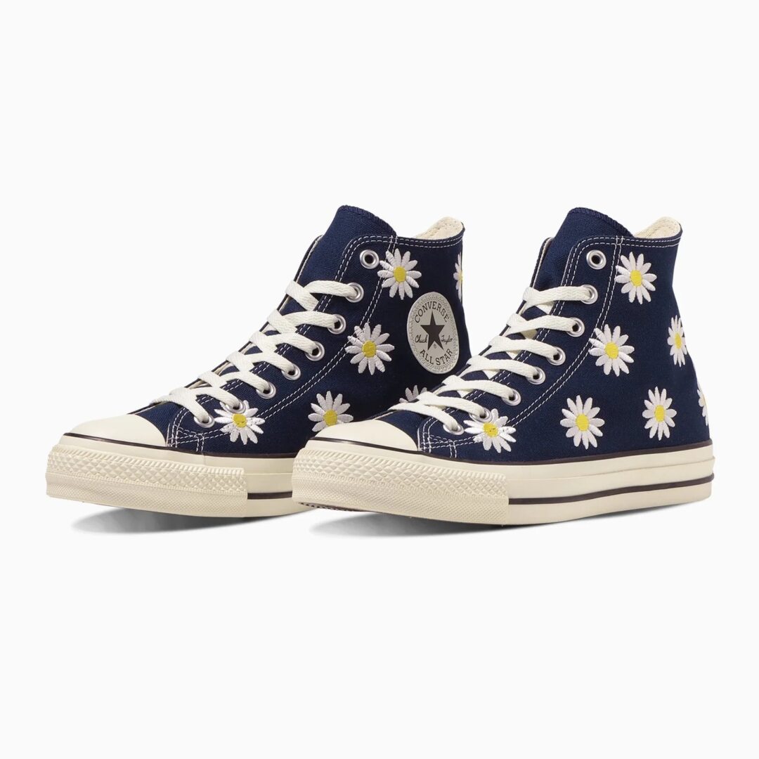 【2024年 3/8 発売】デイジーの刺繍を施した CONVERSE ALL STAR (R) DAISYFLOWER HI (コンバース オールスター デイジーフラワー)