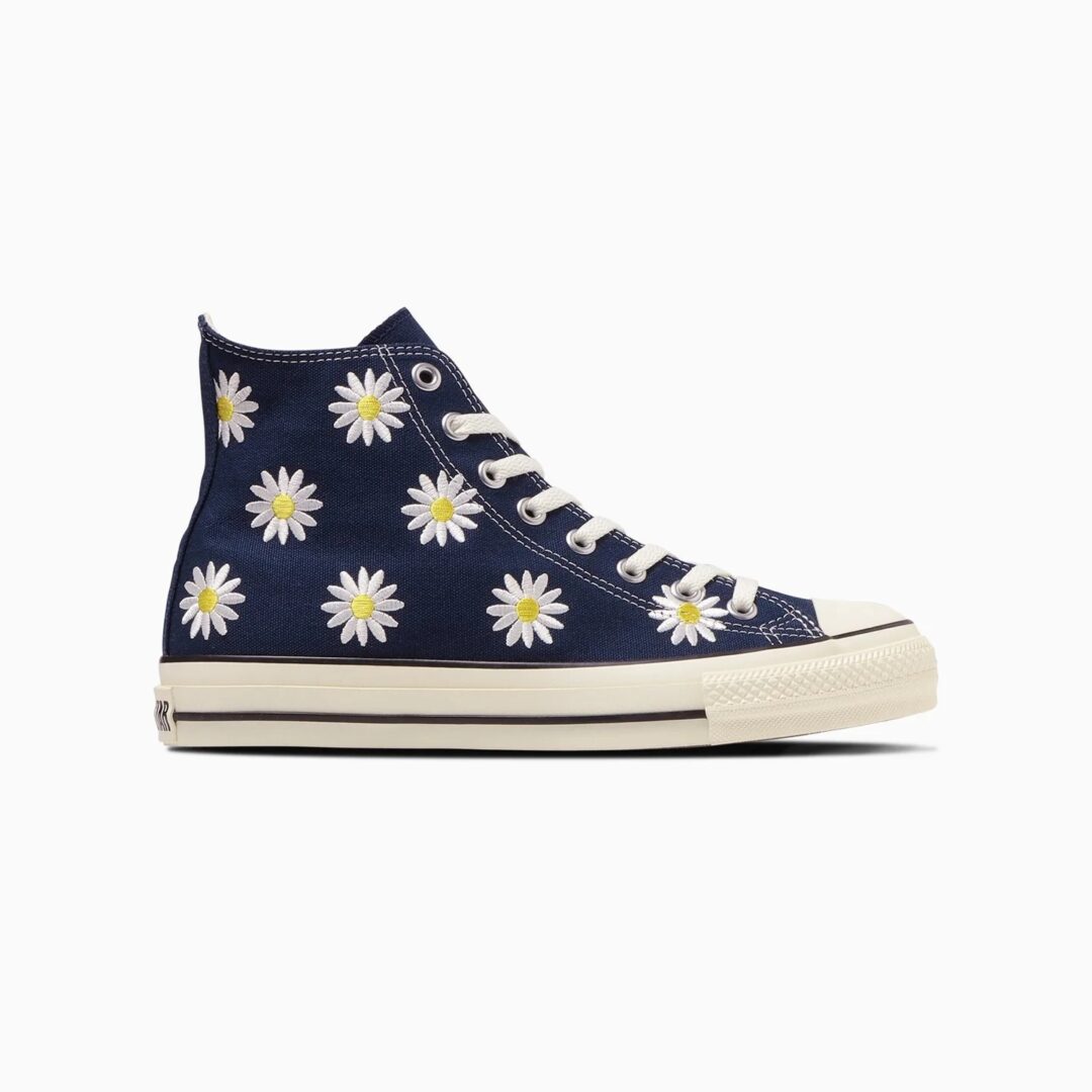 【2024年 3/8 発売】デイジーの刺繍を施した CONVERSE ALL STAR (R) DAISYFLOWER HI (コンバース オールスター デイジーフラワー)