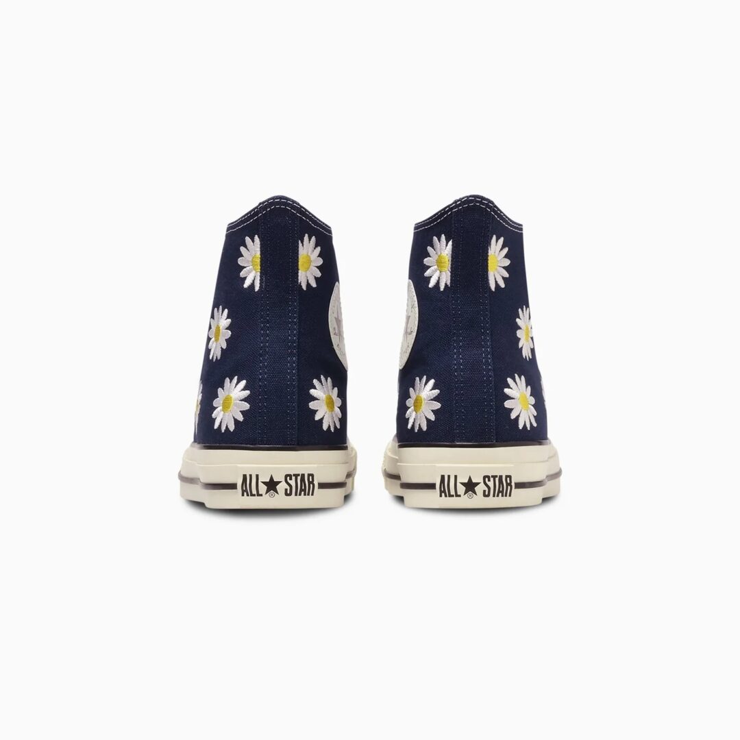 【2024年 3/8 発売】デイジーの刺繍を施した CONVERSE ALL STAR (R) DAISYFLOWER HI (コンバース オールスター デイジーフラワー)