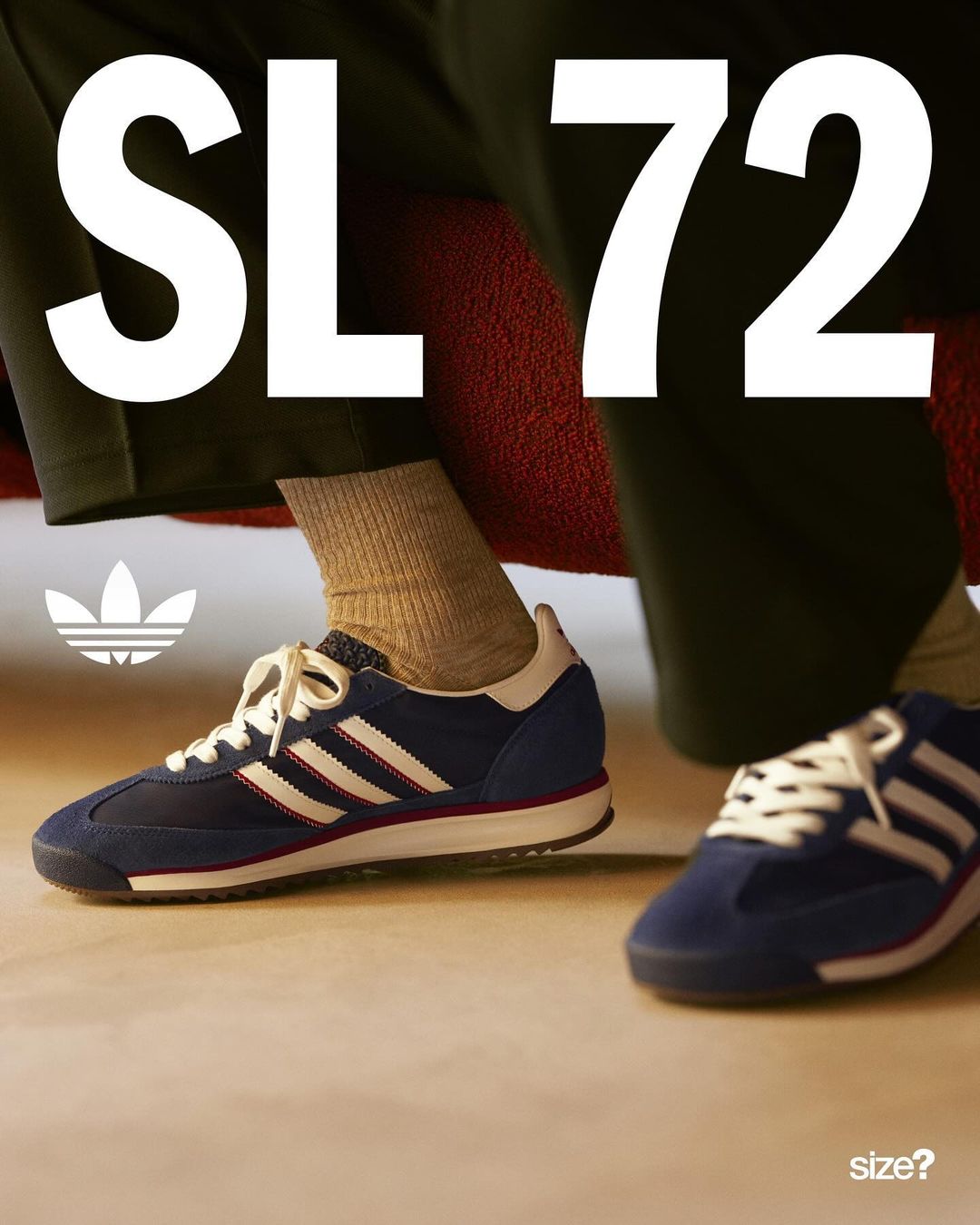 【海外発売】size? × adidas Originals SL 72 RS "Indigo " (サイズ? アディダス オリジナルス "インディゴ") [IH0895]