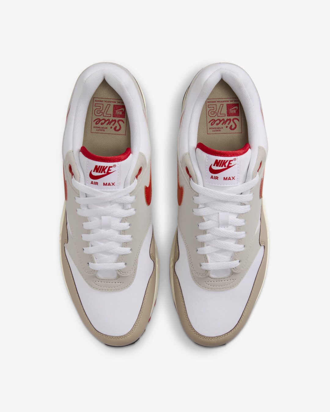 【2024年 3/22 発売】ナイキ エア マックス 1 “ホワイト/クリーム2/ユニバーシティレッド” (NIKE AIR MAX 1 “White/Cream2/University Red”) [HF4312-100]