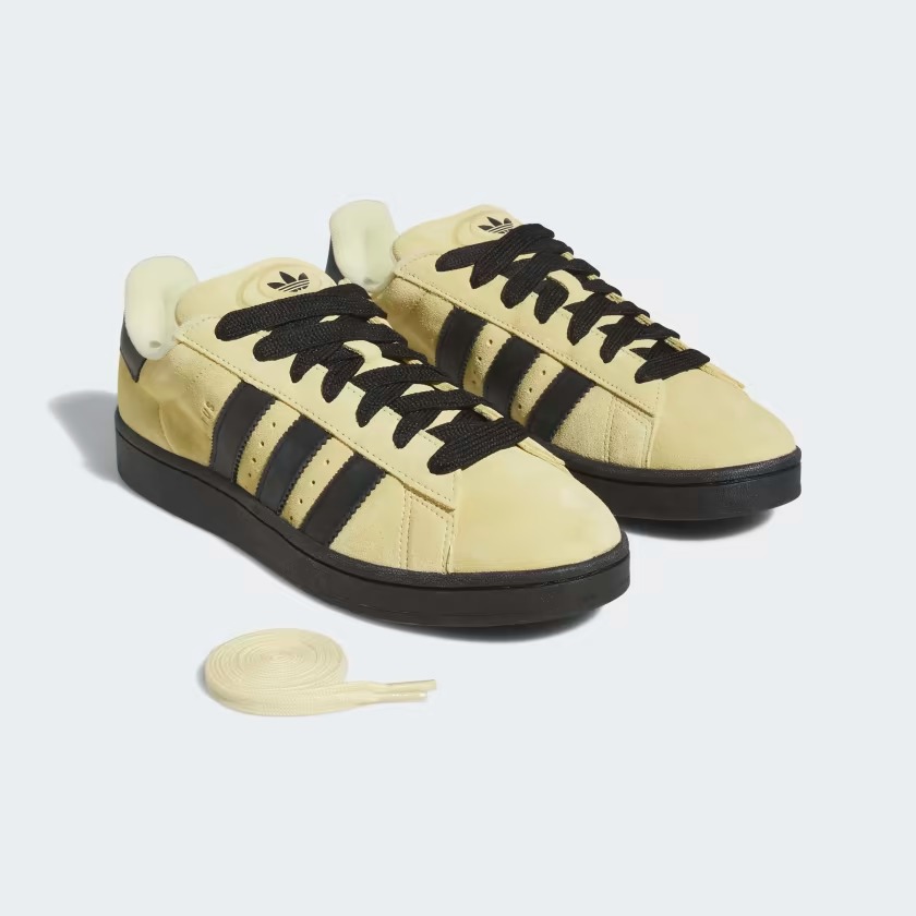 【海外発売】adidas Originals CAMPUS 00s “Almost Yellow/Core Black” (アディダス オリジナルス キャンパス 00s “オールモストイエロー/ブラック”) [HQ8705]