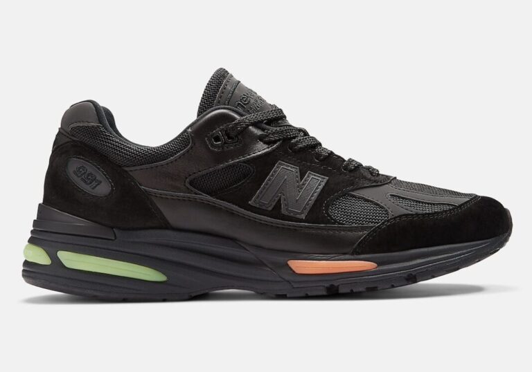 ★New Balance★プレミアムコラボ★Made in UK★U991SD2★希少 New Balance x Stone Island 991v2 Made in UK Black U991SD2