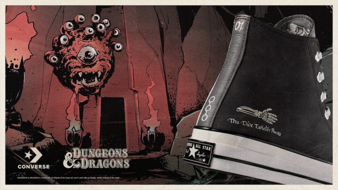 【2024年 4/11 発売】ダンジョンズ&ドラゴンズ × US コンバース 50周年記念コラボ (CONVERSE DUNGEONS & DRAGONS 50TH ANNIVERSARY COLLECTION)