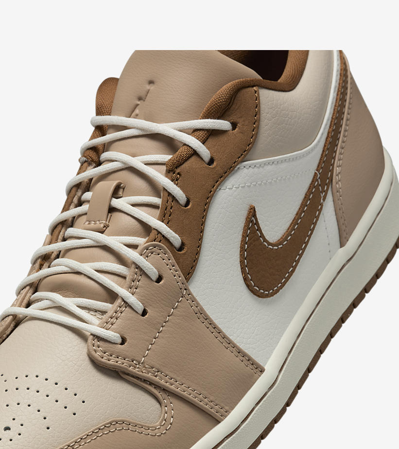【2024年 5/27 発売】ナイキ エア ジョーダン 1 ロー “ヘンプ/ホワイト” (NIKE AIR JORDAN 1 LOW “Hemp/White”) [HF5753-221]