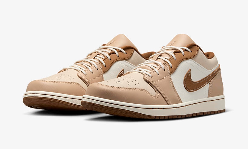 【2024年 5/27 発売】ナイキ エア ジョーダン 1 ロー “ヘンプ/ホワイト” (NIKE AIR JORDAN 1 LOW “Hemp/White”) [HF5753-221]