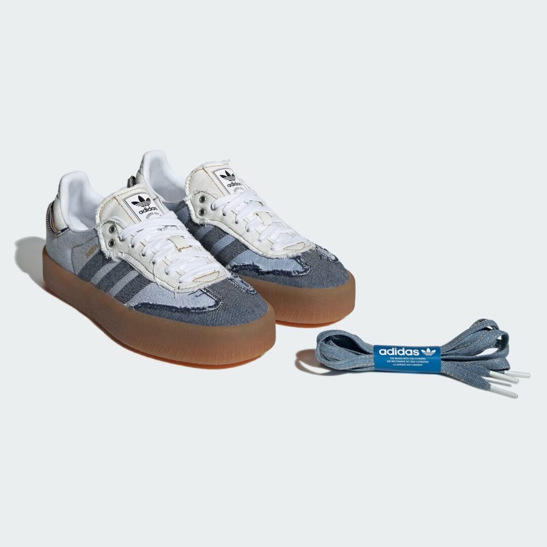 【2024年 4/13 発売】atmos × adidas Originals SAMBAE “Stacked Denim” (アトモス アディダス オリジナルス サンベイ “スタックドデニム”) [II0001]