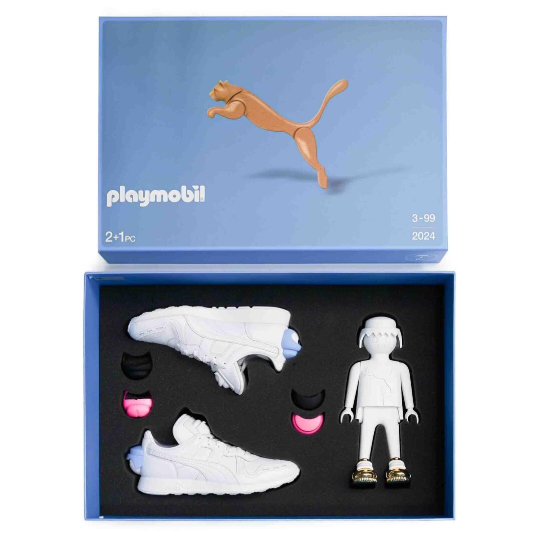 【海外発売】PLAYMOBIL × PUMA RS-100 ‘SET WITH FIGURE’ White (プレイモービル プーマ “セット ウィズ　フィギュア” ホワイト) [940856-01]