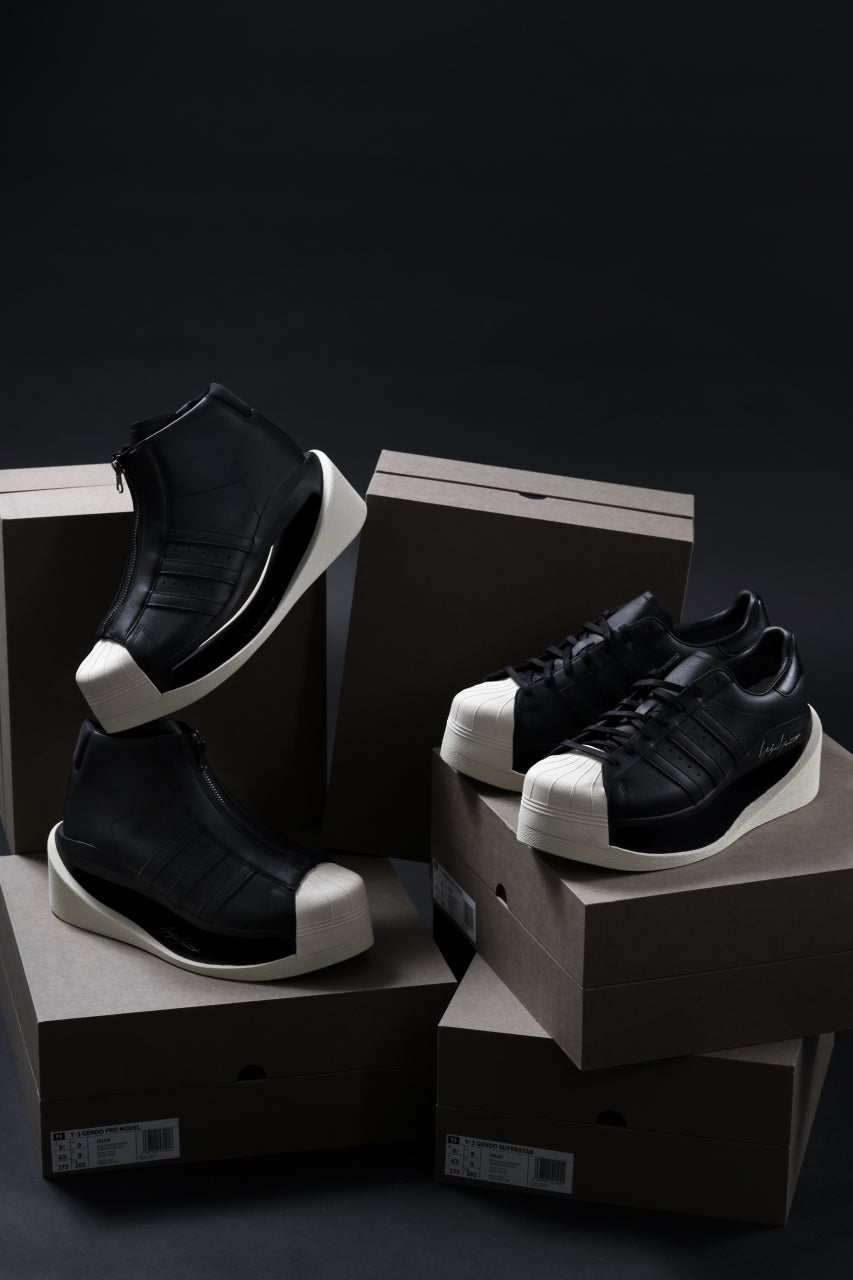 Y-3から革新的かつ大胆なシルエットのスニーカー「GENDO SUPERSTAR」「GENDO PRO MODEL」2024 S/S モデル (ワイスリー スーパースター プロモデル) [IG4105/IG4107/IG4109/IG4111]