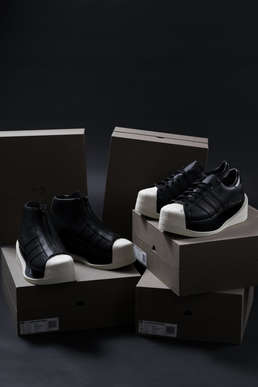 Y-3から革新的かつ大胆なシルエットのスニーカー「GENDO SUPERSTAR」「GENDO PRO MODEL」2024 S/S モデル (ワイスリー スーパースター プロモデル) [IG4105/IG4107/IG4109/IG4111]