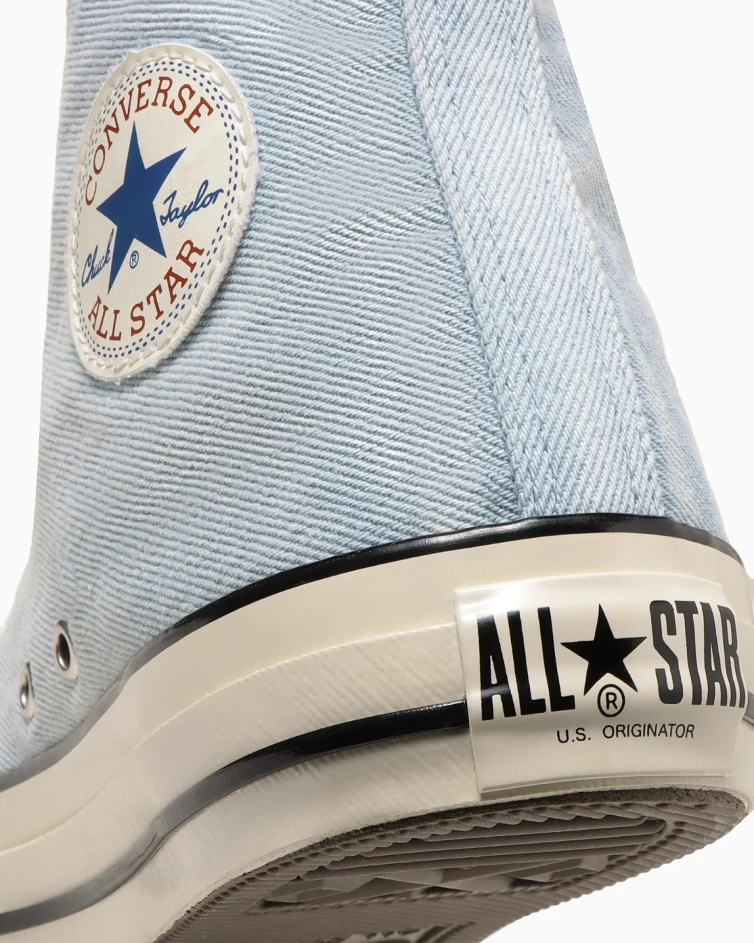 【2024年 3/22 発売】ヴィンテージデニムをモチーフにした CONVERSE ALL STAR US AGEDDENIM HI “AGEDBLUE” (コンバース オールスター エイジドデニム “エイジドブルー”)