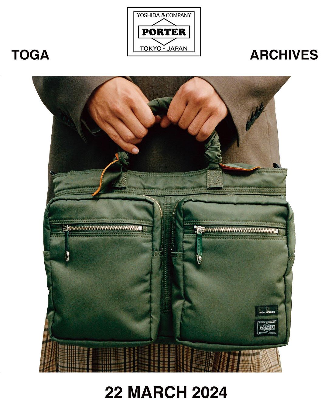 TOGA × PORTER 第6弾 コラボレーションが2024年 3/22 発売 (トーガ ポーター)