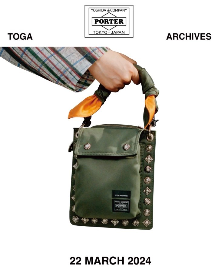 TOGA × PORTER 第6弾 コラボレーションが2024年 3/22 発売 (トーガ ポーター)