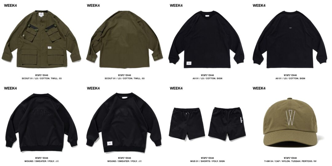 WTAPS 2024 S/S WEEK 4 が発売 (ダブルタップス 2024年 春夏)