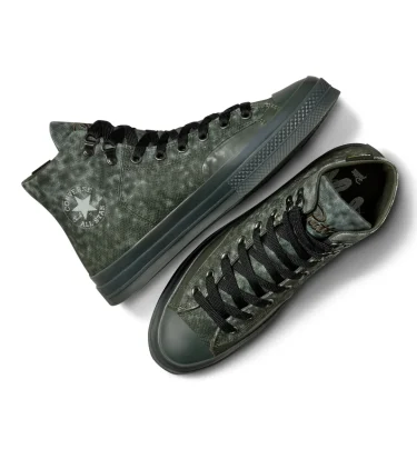 【2024年 発売予定】Patta × CONVERSE Chuck 70 HI "Black/Mineral" (パタ コンバース チャック 70 "ブラック/ミネラル") [A09784C]