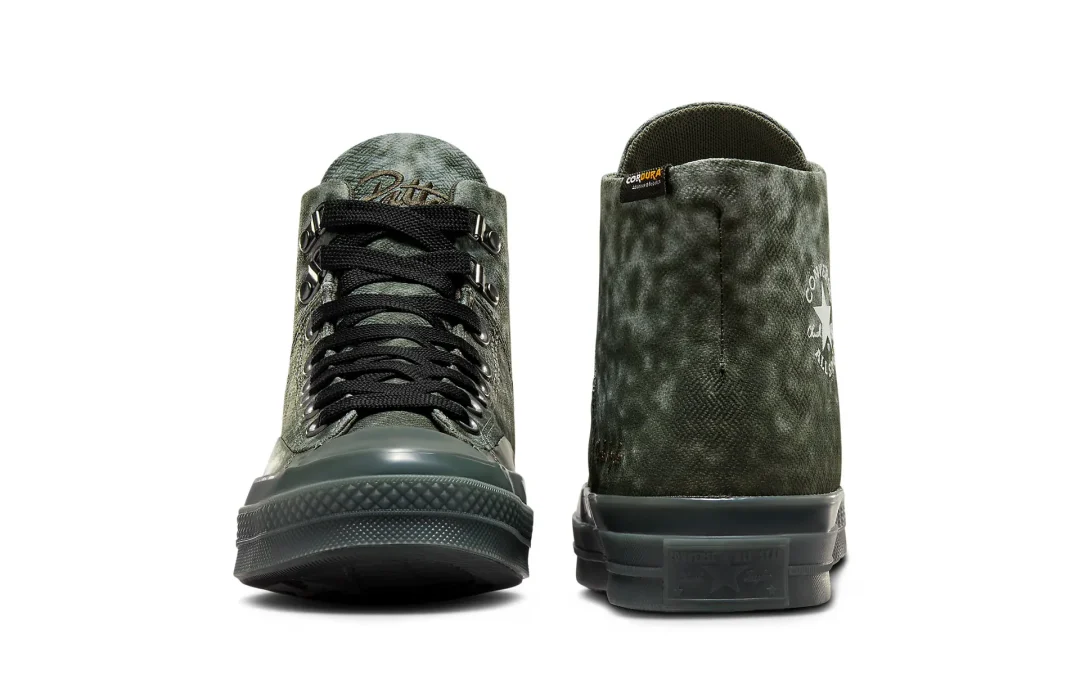 【2024年 発売予定】Patta × CONVERSE Chuck 70 HI “Black/Mineral” (パタ コンバース チャック 70 “ブラック/ミネラル”) [A09784C]