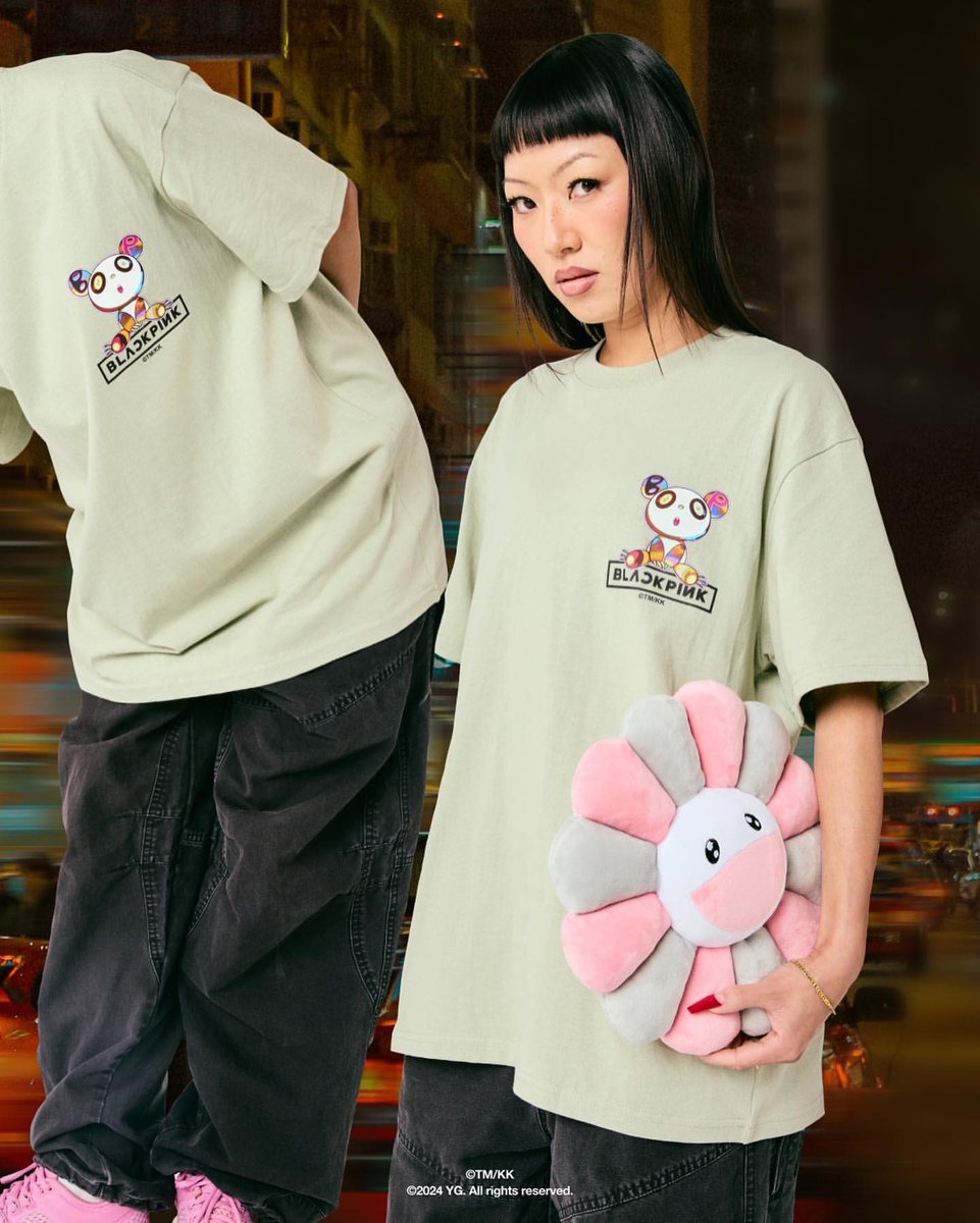 Takashi Murakami × BLACKPINK “In Your Area” コラボコレクションが国内 MUSINSAにて2024年 3/29 限定発売 (村上隆 ブラックピンク)