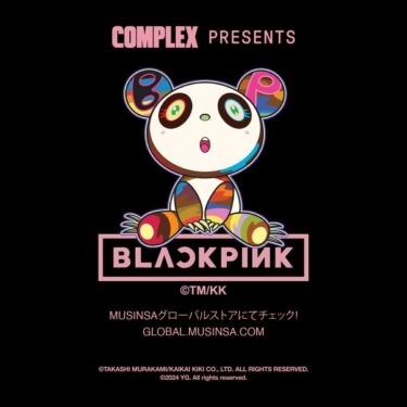 Takashi Murakami × BLACKPINK “In Your Area” コラボコレクションが国内 MUSINSAにて2024年 3/29 限定発売 (村上隆 ブラックピンク)