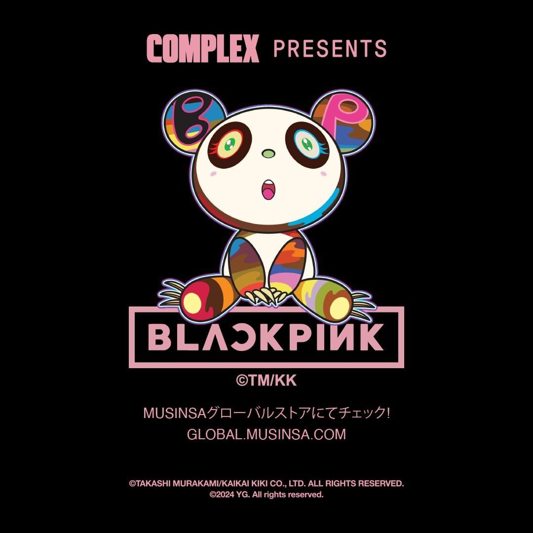 Takashi Murakami × BLACKPINK “In Your Area” コラボコレクションが国内 MUSINSAにて2024年 3/29 限定発売 (村上隆 ブラックピンク)