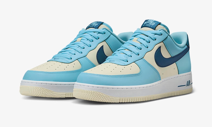 【2024年 発売】ナイキ エア フォース 1 ロー “ホワイト/ユニバーシティブルー/ネイビー” (NIKE AIR FORCE 1 LOW “White/University Blue/Navy”) [HF4837-407]