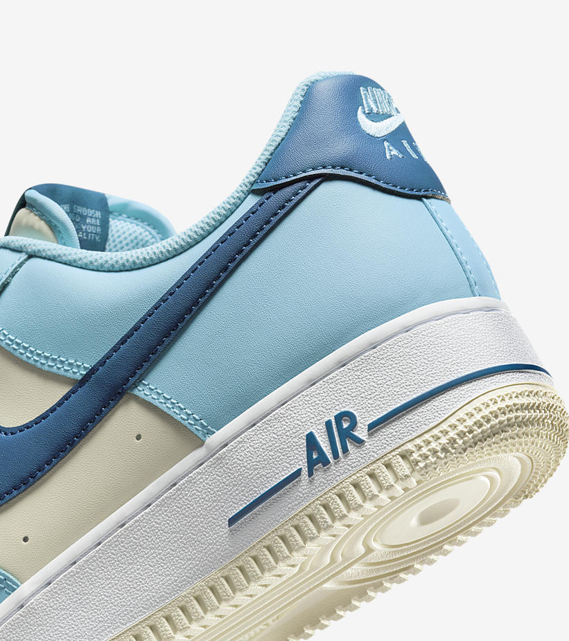 【2024年 発売】ナイキ エア フォース 1 ロー “ホワイト/ユニバーシティブルー/ネイビー” (NIKE AIR FORCE 1 LOW “White/University Blue/Navy”) [HF4837-407]