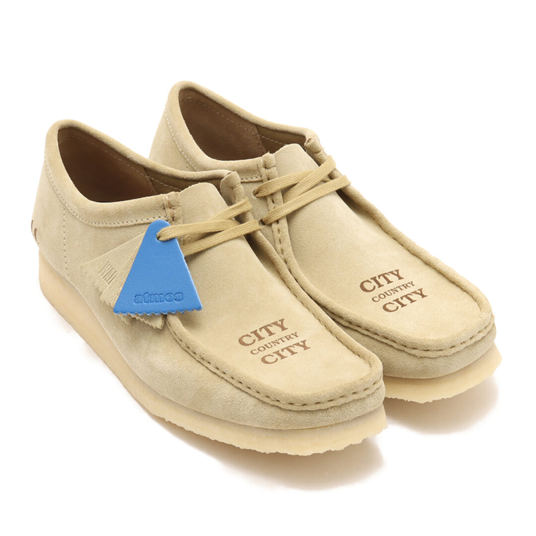 【2024年 3/9 発売】atmos × Clarks Wallabee × CITY COUNTRY CITY (アトモス クラークス ワラビー シティーカントリーシティー)