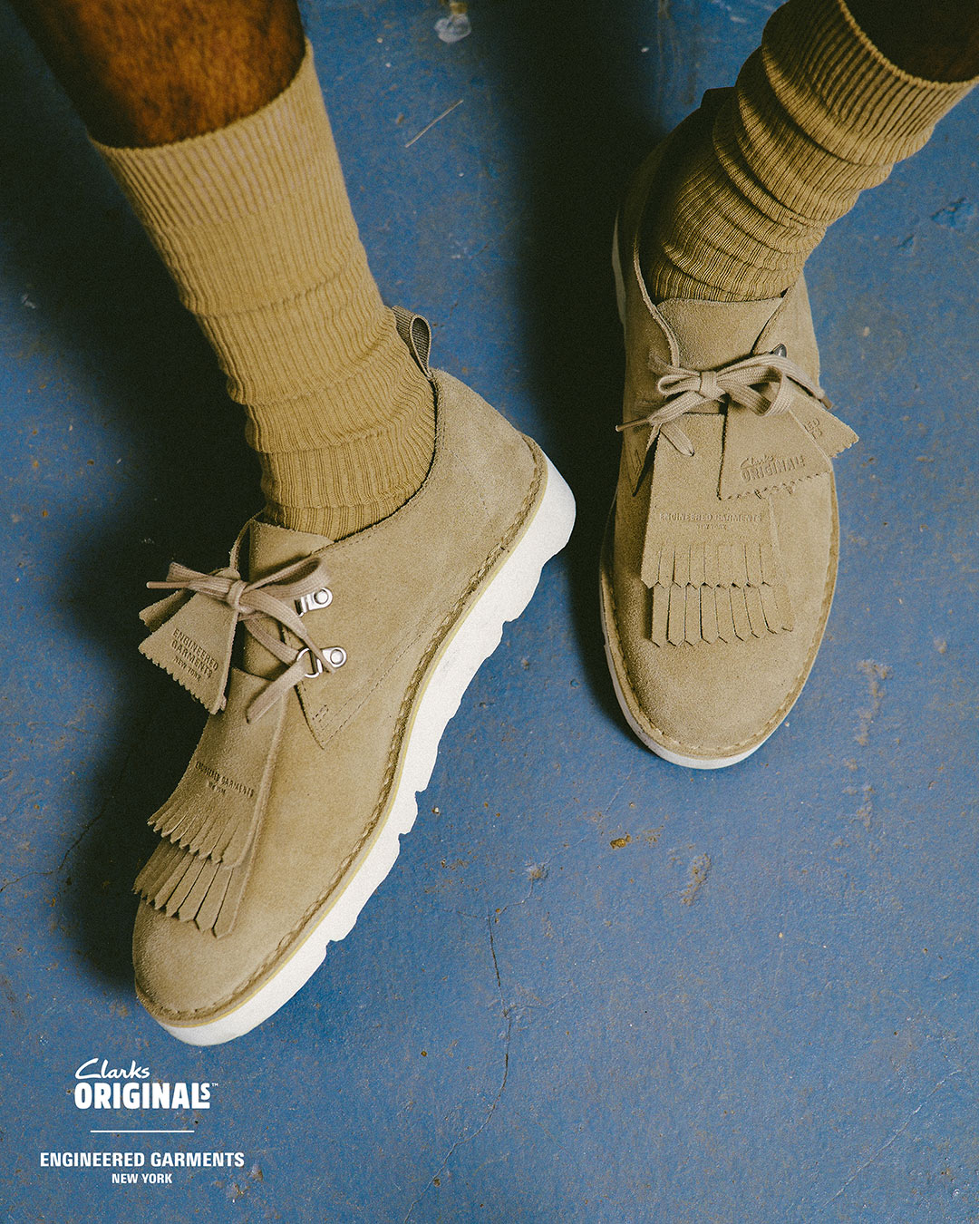 ENGINEERED GARMENTS x Clarks “DESERT KHAN”が2024年 3/15 発売 (エンジニアド ガーメンツ クラークス)